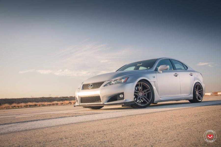  Lexus IS F on Vossen Wheels (HC-1) 2017 года  (фото 6 из 21)